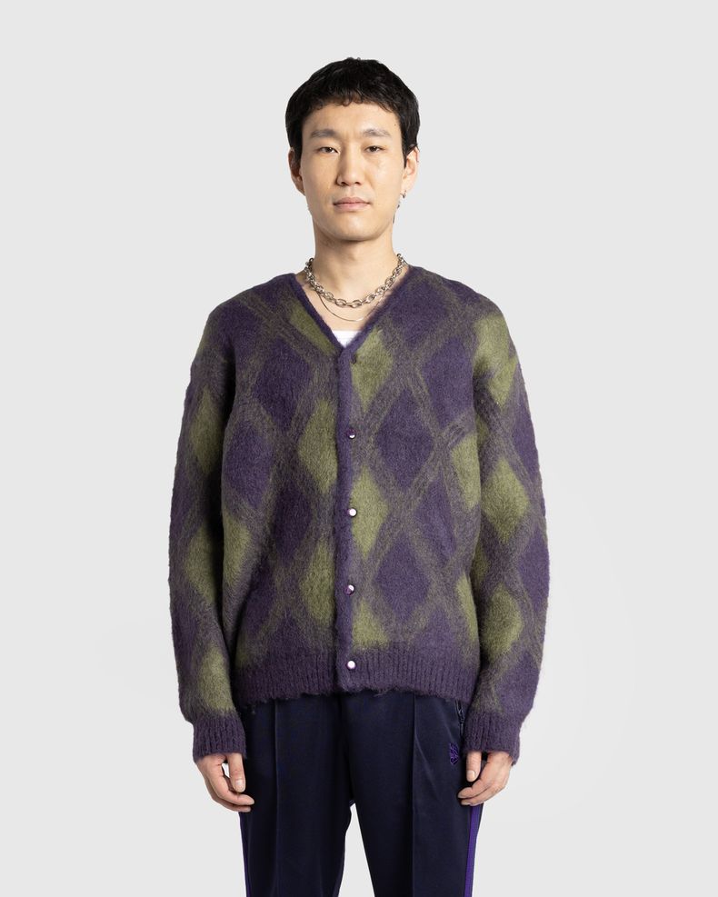 Needles Mohair Cardigan Argyle Highsnobiety Shop